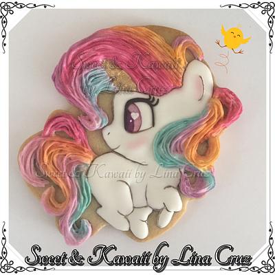 Unicorn cookie named Sugar  - Cake by Lina Cruz