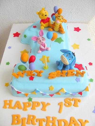 Baby Winnie the Pooh and Friends - Cake by Joanne Fam