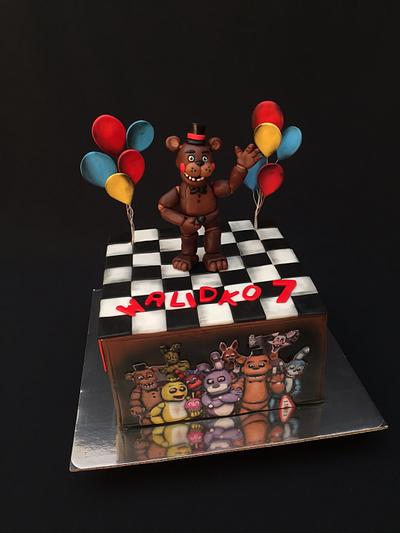 Cake themed Five Nights at Freddy's 2 - Cake by Layla A