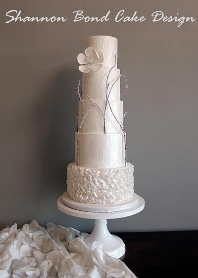 Winter's Love Wedding Cake - Cake by Shannon Bond Cake Design