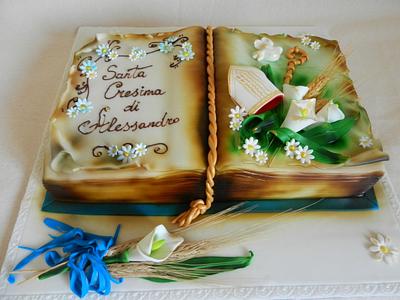 La Santa Cresima - Cake by Natalia Nikitina