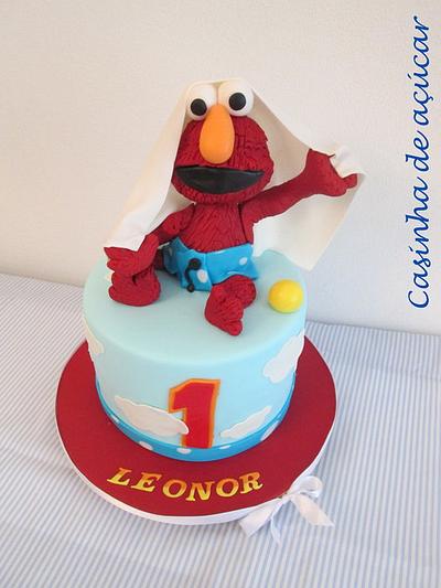Good Morning! - Says Elmo. - Cake by Lara Correia