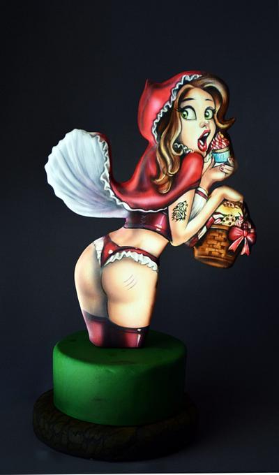 One upon a time collaboration-Litlle red riding hood - Cake by Mariya's Cakes & Art - Chef Mariya Ozturk