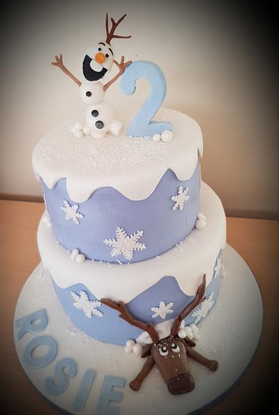 Olaf frozen cake - Cake by yvonne
