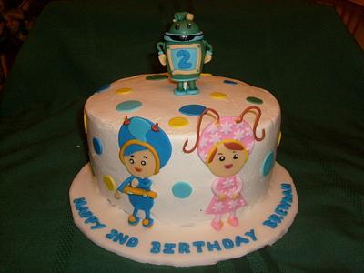 Brendan's Team Oomie Zoomie Birthday - Cake by Pamela