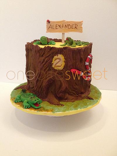 Tree Stump Cake - Cake by Onebitesweet