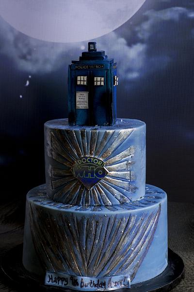 Dr.Who birthday cake  - Cake by Piece O'Cake 