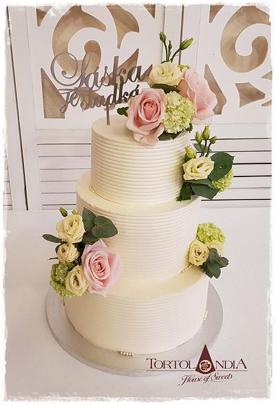 Wedding cake  - Cake by Tortolandia