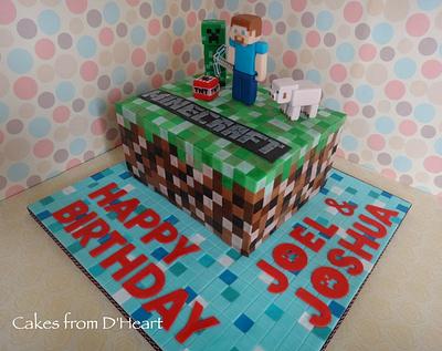 Minecraft Cake - Cake by Cakes from D'Heart
