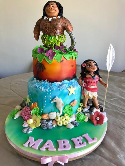 Maui & Moana Cake - Cake by Helen35
