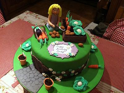 gardening cake - Cake by Elli Warren