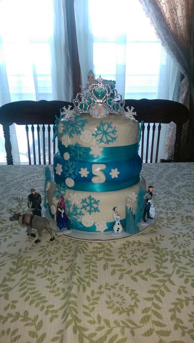 Frozen cake  - Cake by Kilees Sweets