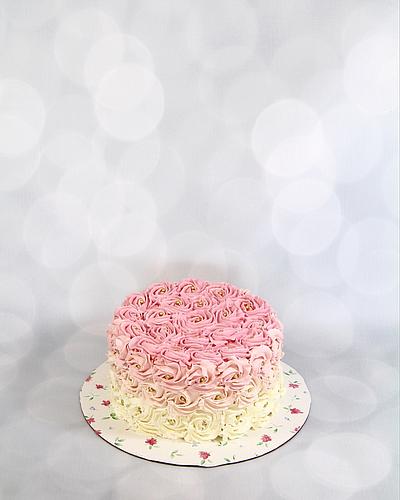 Ombré rosette cake - Cake by soods