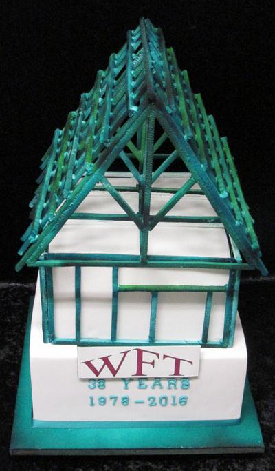 Roof Truss  - Cake by Sugarart Cakes