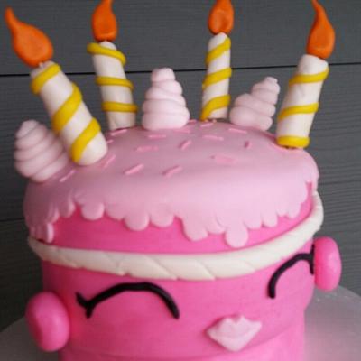 pink shopkin - Cake by Julia Dixon