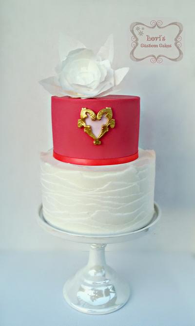 Valentines Day Love - Cake by Lori Mahoney (Lori's Custom Cakes) 