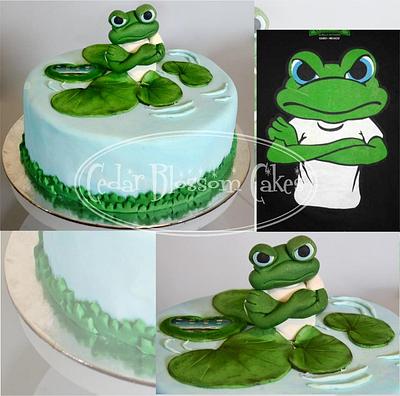 Frog with attitude! - Cake by ozgirl39