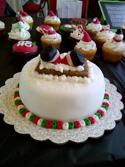 The Christmas Cake - Cake by The Baking Art