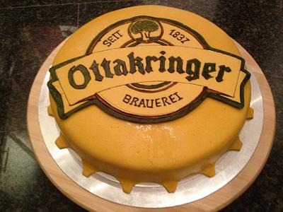 "Beer-Logo"-Cake - Cake by Monika Klaudusz