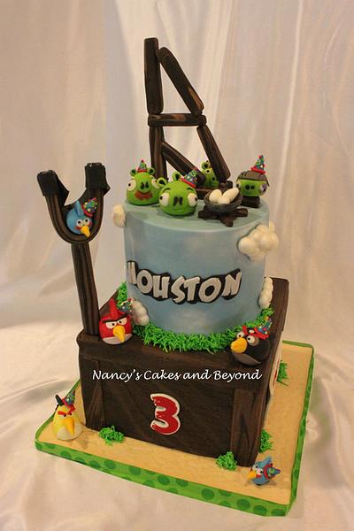 Angry Birds Cake - Cake by Nancy's Cakes and Beyond