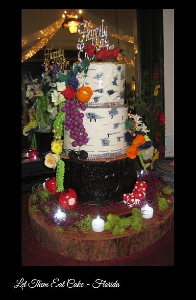 Hurricane Mathew wedding cake - Cake by Claire North