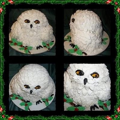 Snow owl - Cake by Lori Arpey