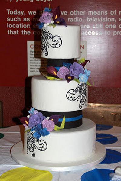 Scroll Pattern - Cake by SweetEatsCakes