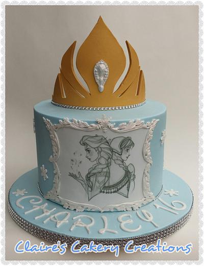 Grown Up Frozen inspired - Cake by Claire