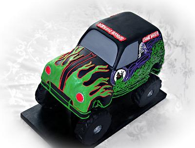 Grave Digger - Cake by TrulyCustom