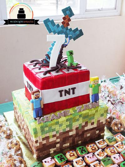 Minecraft Cake - Cake by Larisse Espinueva