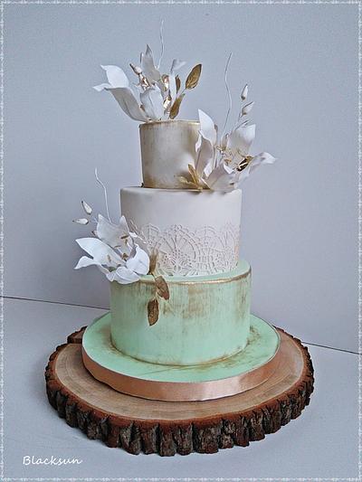 Vintage birthday cake - Cake by Zuzana Kmecova