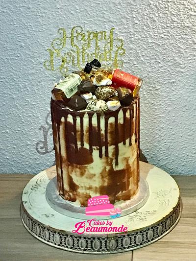 Mens dripcake  - Cake by Cakes by Beaumonde