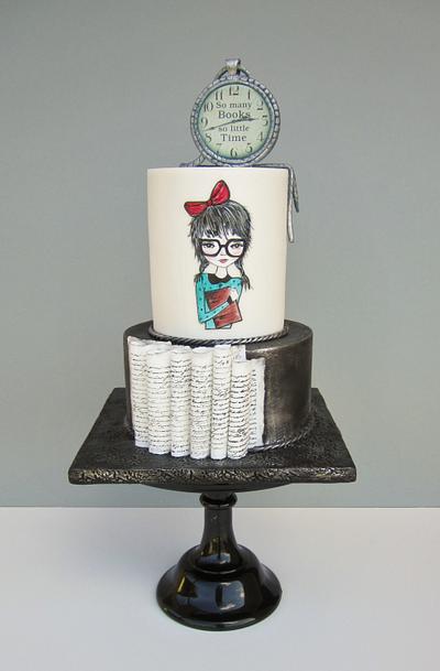 Love books - Cake by daruj tortu