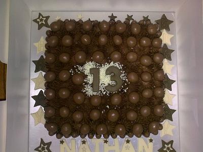 Chocolate Birthday cake - Cake by Simone