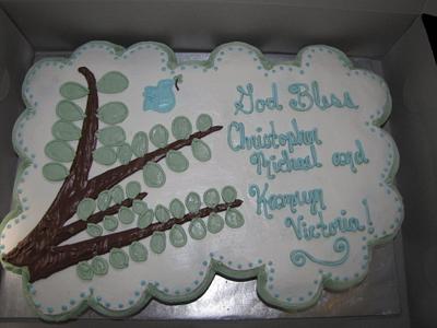 Baptism Cupcake Cake - Cake by Tiffany Palmer