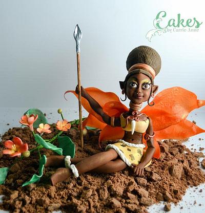 African Fairy Queen - Cake by Carrie-Anne Dallas