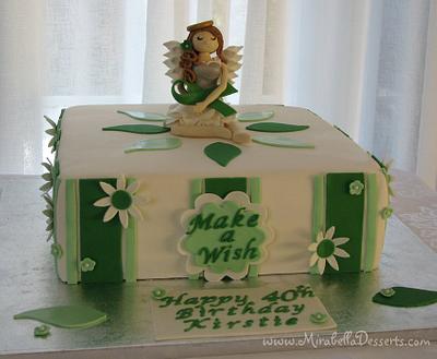Angel cake for a cause - Cake by Mira - Mirabella Desserts