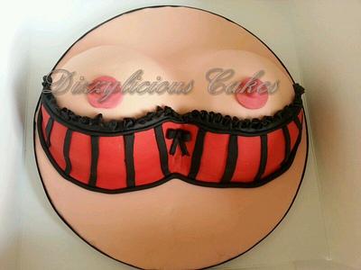 boobie cake  - Cake by Dizzylicious