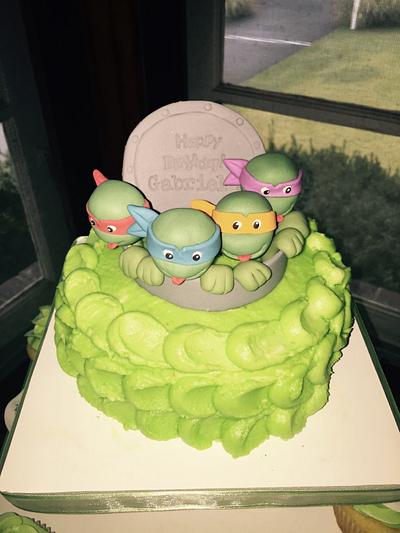 Teenage Mutant Ninja Turtle Personal Cake  - Cake by Gotta Make The Cupcakes (Michelle) 