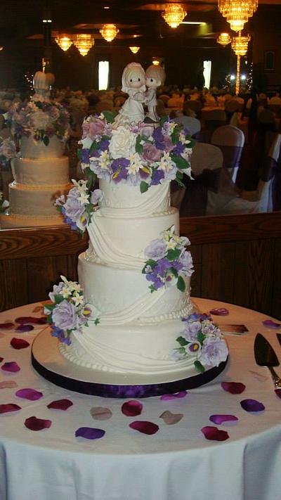 Shades of purple - Cake by Shanika