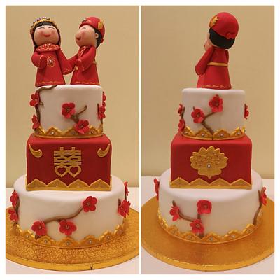 China Style Wedding cake - Cake by Sweet Mania