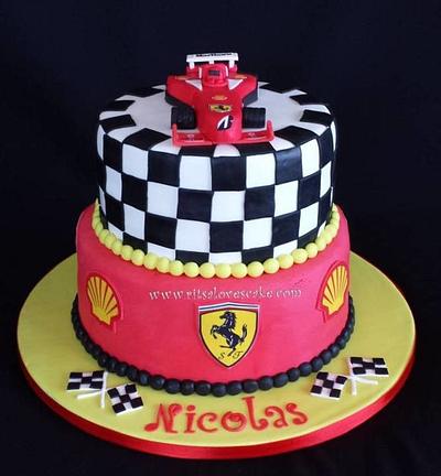 Ferrari cake - Cake by Ritsa Demetriadou