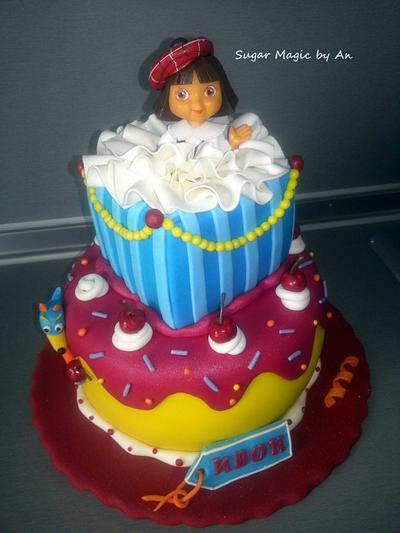 Dora The Explorer - Cake by Antonia Lazarova