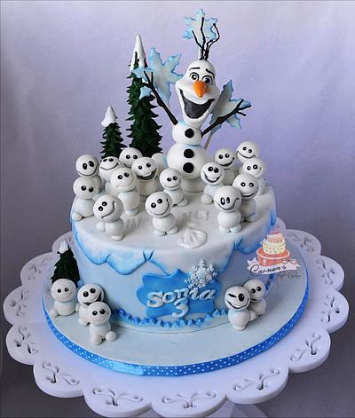 Olaf cake - Cake by Carmen Iordache