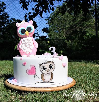Owls  - Cake by Cakes by Evička