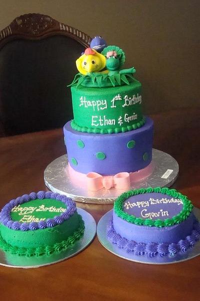 Barney and friends - Cake by Shanika