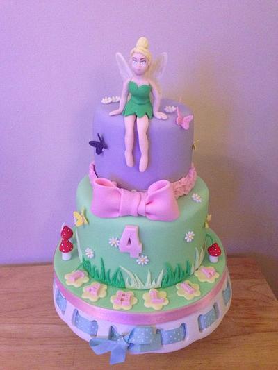 Tinkerbell cake  - Cake by nikki 