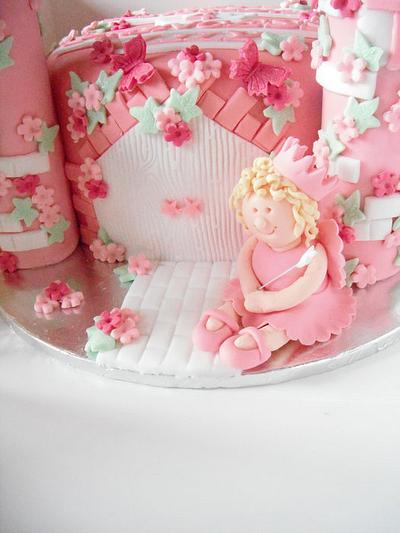 Fairy Princess Castle - Cake by Vanessa Platt  ... Ness's Cupcakes Stoke on Trent