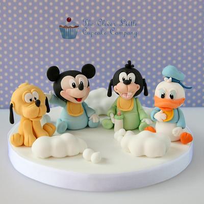 Baby Disney Christening Cake Topper - Cake by Amanda’s Little Cake Boutique
