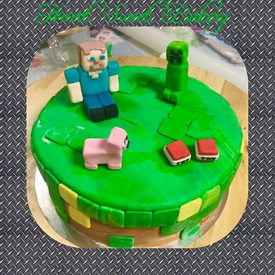 Mind  craft 3D - Cake by Heart